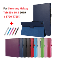 สำหรับ Galaxy Tab S5 E 10.5 ที่ถือหนัง PU แบบตั้งได้สำหรับเคส Samsung Tab S5e SM-T720 SM-T725 Casing Tablet เคสห่อหุ้ม tcubjb