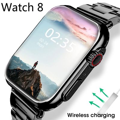 ZZOOI Watch Ultra Series 8 Smart Watch Bluetooth Call NFC Wireless Charge IP68 Waterproof SmartWatch 2 Inch HD Screen for Apple Watch