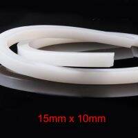 【LZ】♦✶℡  15mm x 10mm High temperature resistant door window flat solid silicone rubber seal strip weatherstrip