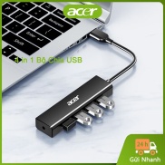 Bộ Chia USB Acer HY21 4 in 1 Hub USB Truyền Tốc Độ Cao 350 MB S Thích Hợp