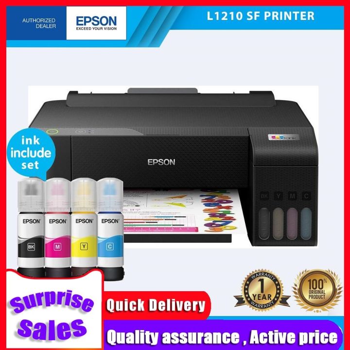 Epson Ecotank L1210 A4 Ink Tank Printer Single Funchtion Printer Lazada Ph 9832