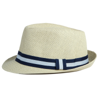 Moco-หมวกชายทะเลกลางแจ้ง Unisex Fedoras,หมวกแก๊ปแจ๊ส Panama ชุดทางการลำลองลายทางหมวกกันแดด Fedoras หมวกฟางหมวกกันแดด