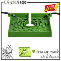 Grow cap ถาดรองดินรดน้ำ ทำให้รดได้ซึมทั่วหน้าดิน ได้ทั้งดินและ Hydroponics Rockwools ขนาด 6 นิ้ว Grow Garden Flora Flex แนะนำ 6 Inch ใช้ทำระบบรดน้ำอัตโนมัติ Free 2 clip