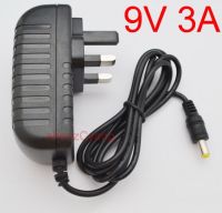 UK plug 9V 3A 3000mA Switching Power Supply adapter AC 100V-240V 27W DC 5.5mm US EU UK selectable plugs