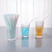 Multicolor Kunststof Straws for Wedding Party Supplies Beverage Kitchen Cocktail Drinking Straws Pajitas Plastique