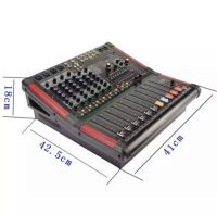 A-ONEเพาเวอร์มิกเซอร์ ขยายเสียง1000W 8CH Power mixer GB-8D ( 8 channel )