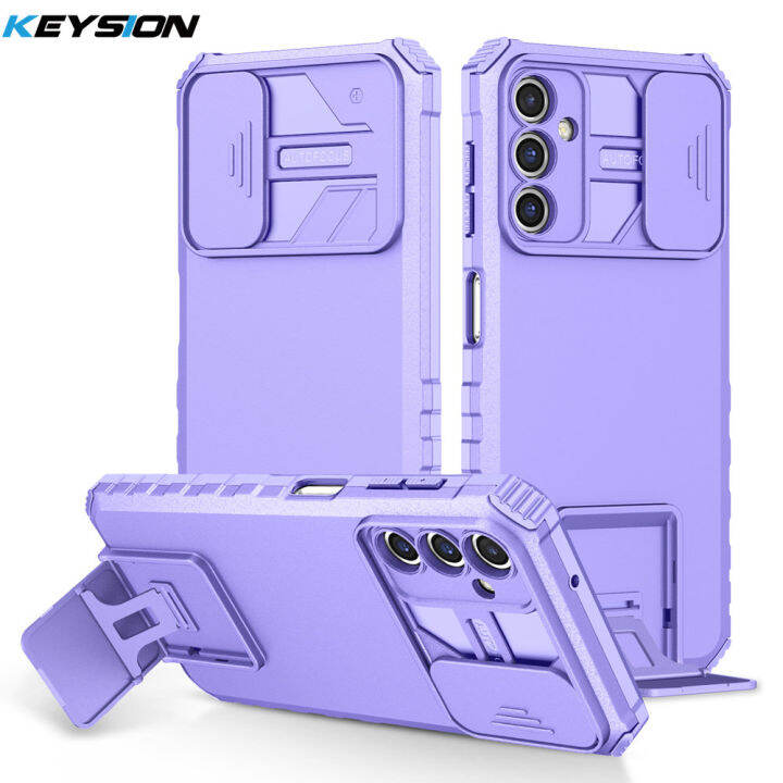 KEYSION Shockproof Case for Samsung A54 A34 5G A24 A14 LTE A05S Slide ...
