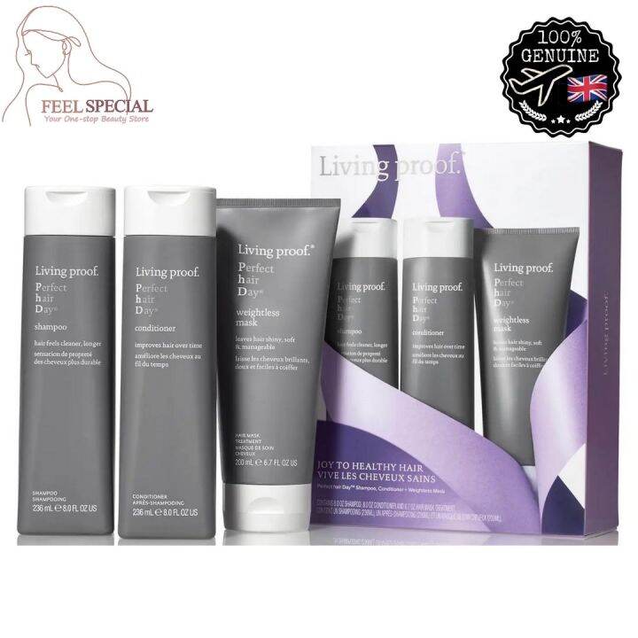 LIVING PROOF Perfect Hair Day PhD Set Shampoo (236ml), Conditioner