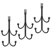 ☾✓ Door Hooks For Hanging Punch-free Over The Door Hooks Iron Art Multi-Purpose Towel Rack Robe Hooks For Home Storage