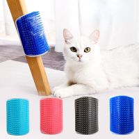 Pet Comb Removable Cat Corner Scratching Rubbing Brush Pet Hair Removal Massage Comb Pet Grooming Cleaning Supplies Scratcher Brushes  Combs