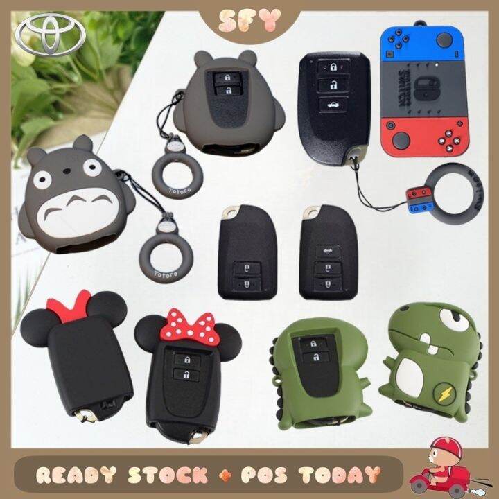 Ready Stock Toyota Car Key Kunci Case Key Cover Toyota Vios Key Cover