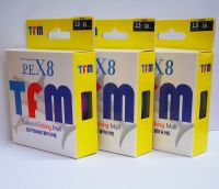 1-2 วัน (ส่งไว ราคาส่ง) TFM PE X8 100M สายพีอีถัก8 ยาว 100เมตรหลากสี *เหนียว +ทน*【555 mall】