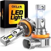 OXILAM 2Pcs 16000LM Canbus H11 LED Headlight Bulb 60W HB3 9005 LED HB4 9006 HIR2 9012 Error Free H8 Turbo LED 12V 6500K Mini H4 Bulbs  LEDs  HIDs