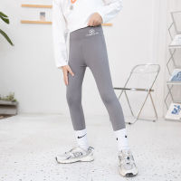 IP Girls Shark Pants Leggings เอวสูง Slimming กางเกงโยคะยืดหยุ่นสูง