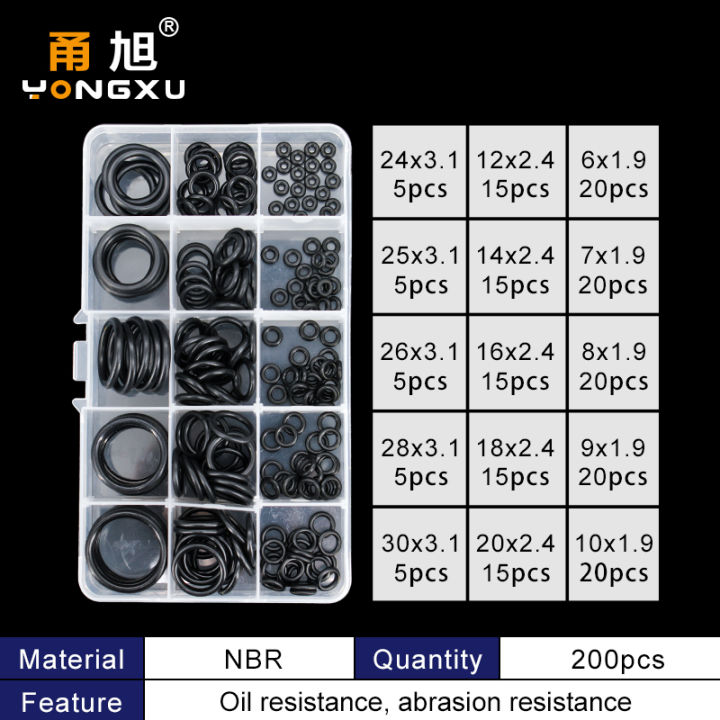 vmq-nbr-ซีลแหวนซิลิโคนชุดความหนา-1-9-2-4-3-1-มม-ยางไนไตรล์-nbr-o-ring-ปะเก็นซีลแหวน-o-แหวนยางชุด-yinguer