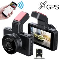 D903เครื่องบันทึกการขับขี่ HD อัลตร้าในรถยนต์3นิ้วบันทึกได้สองครั้ง + GPS + WIFI + จอถอยหลังแรงโน้มถ่วง + เตือนความเบี่ยงเบนเลน (มีในสต็อก)