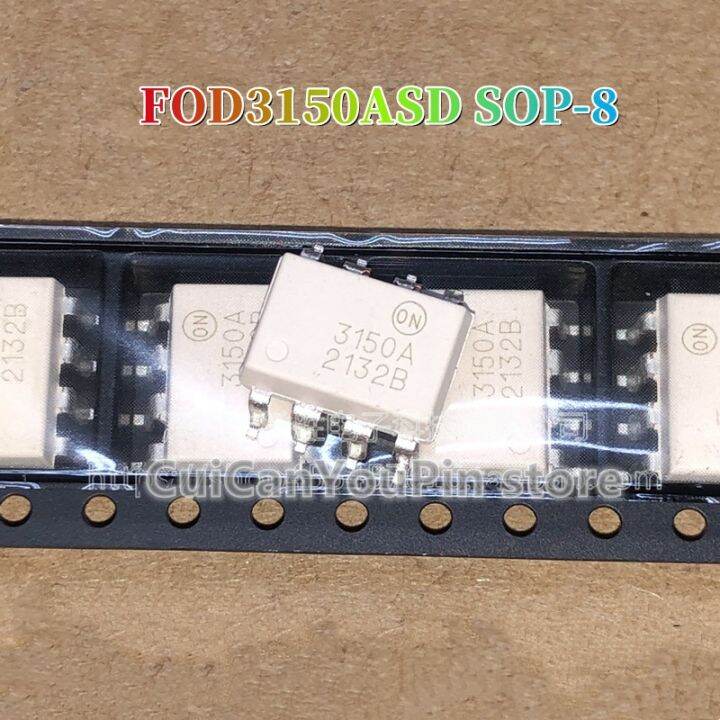 5 Pezzi Optocoupler Chip SOP8 - Modelli 3150/3150A Per Elettronica, 1.0A Output - Foto 4