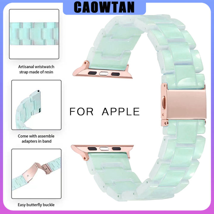 สายเรซินสำหรับ-apple-นาฬิกาวง45มม-44มม-42มม-สร้อยข้อมือยางซิลิโคน-i-watch-seies-7-6-se-5-4-3-2-1-38มม-40มม-41มม