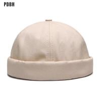 [PDBH Fashion Store] หมวก Snapback เบสบอลฝ้ายไร้ขอบสไตล์วินเทจฮิปฮอปกะโหลกหมวกปรับได้