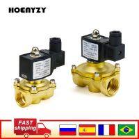 Normally Close Brass Electric Solenoid Valve With NBR/FKM Seal DN15 DN20 DN25 12V/24V/220V For Water Air Oil Gas Valves