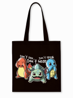 กระเป๋าผ้า Pokemon  กระเป๋าผ้าพิมพ์ลาย กระเป๋าผ้าCotton 100%