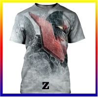 ญี่ปุ่น Anime Mazinger Z พิมพ์ 3D ฤดูร้อนผู้ชาย O คอเสื้อยืดลำลองแขนสั้นบวกขนาดเสื้อยืดเทรนด์เสื้อผู้ชายเสื้อผ้า XS-5XL