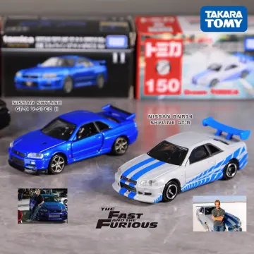 Jada Toys 1:24 Fast & Furious '02 Nissan Skyline GT-R Car Play Vehicle. 