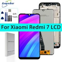 จอ LCD แบบดั้งเดิม6.26 "เหมาะสำหรับ Xiaomi Redmi 7 M1810F6LG M1810F6LH จอแสดงผลหน้าจอสัมผัสประกอบ Digitizer พร้อมกรอบสำหรับ M1810F6LI LCD