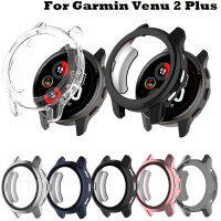 เคสสำหรับ Garmin Venu 2 Plus สมาร์ทวอทช์,เคสป้องกันแบบชุบ TPU คุณภาพสูงอุปกรณ์เสริมสายรัดข้อมือ