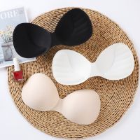 Push Up Swimsuit Pad Strapless Breast Insert Chest Padded Bikini Padded Sponge Body-fitted Solid Color Soft Comfort Bra Pad