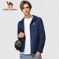 Camel มงกุฎสบายๆน้ำหนักเบาสำหรับชายกันแดดกลางแจ้งเสื้อผ้า UPF40 +