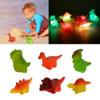 【CW】 Baby Bathtub Toy Water Play LED Floating Dinosaur Kiddie 1/2/3 Educational Bath Shower Toy for Toddler Beach Play Toy Dropship