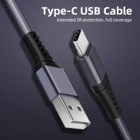 AUFU Type C Cable For Huawei P30 Pro Fast Charge Phone Charging Wire USB C Cable For Samsung S9 S8 S10 Type C 3A Charger Wall Chargers