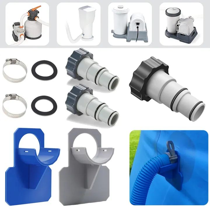 12 Set Replacement Hose Adapter A With Collar For Threaded Connection Pumps Pool Hose Adapter