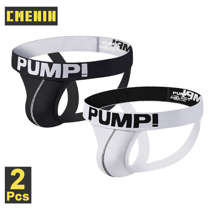 cmenin-pump-2pcs-ใหม่ผ้าฝ้ายผู้ชาย-thongs-และ-g-string-กางเกงในชาย-breathable-tanga-ชุดชั้นในเซ็กซี่-man-jockstrap-กางเกงสำหรับชาย-h588