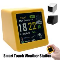 Smart Weather Station Desktop LED LCD Digital WiFi Clock Multi-function Electronic Thermometer Hygrometer Sensor Indoor/Outdoor