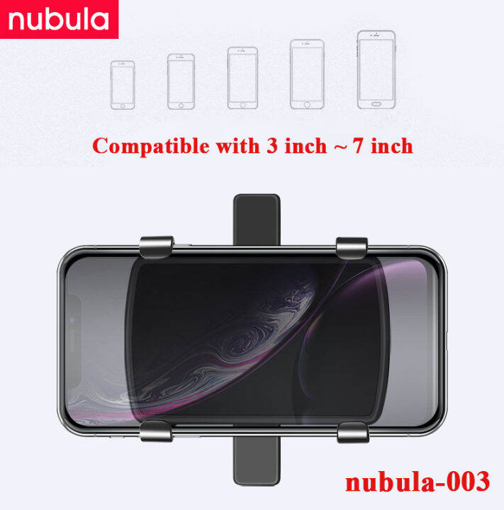 nubula-รถที่วางโทรศัพท์ขาตั้งการหมุน360องศารถติดตั้ง