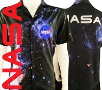 เสื้อฮาวายNASA ผ้านุ่มลื่นใส่สบาย