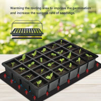 20.75X10ซม. Euusukau Plug ต้นกล้าความร้อนกันน้ำเมล็ดพืชการงอก Propagation Clone Starter Warm Pad Mat Garden