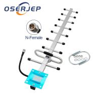 Antena yagi GSM ภายนอก 9 unidades 13dbi 824-960 MHz 900 MHz GSM CDMA antena externa CON N hembra conector Para repetidor de señal