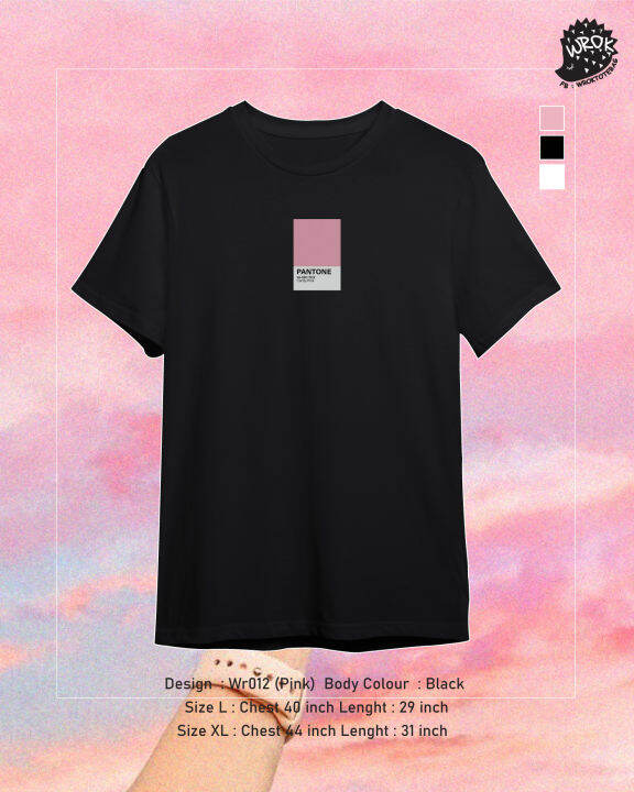 เสื้อยืดลาย-pantone-candy-pink