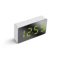 【YF】♠♟✶  Mirror Digital Alarm Snooze Display Multifunctional Night Table Desktop USB 5v/No Battery