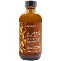 LORANN Almond Bakery Emulsion 4 Oz. กลิ่นอัลมอนด์ (118 ml) (06-7578-03)