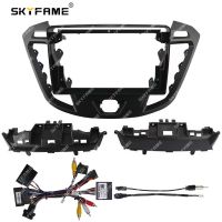 SKYFAME Car Frame Fascia Adapter Android Radio Dash Fitting Panel Kit For Ford Transit Custom Tourne