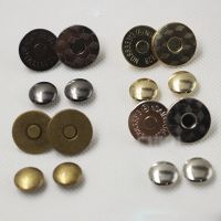 DIY Leather Craft Bag Purse Sewing Clothes Magnet Rivet Button Double Side Super Thin and Strong 50sets/lot Haberdashery