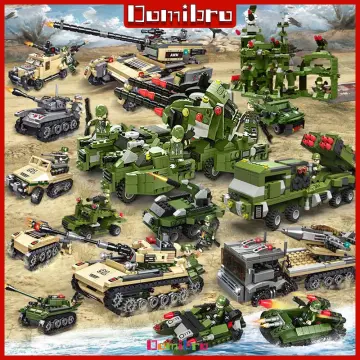 The Armymilitary Suv Building Blocks Set - Educational Army Vehicle Toy  For 14+