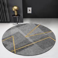 【SALES】 Nordic Round Carpet for Living Room Luxury Decorative Alfombra Hanging Chair Swivel Rug Bedroom Dresser Cloakroom Rugs