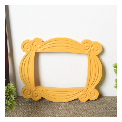 TV Series Friends Handmade Monica Door Frame Wood Yellow Photo Frames Collectible For Decor Door Decoration