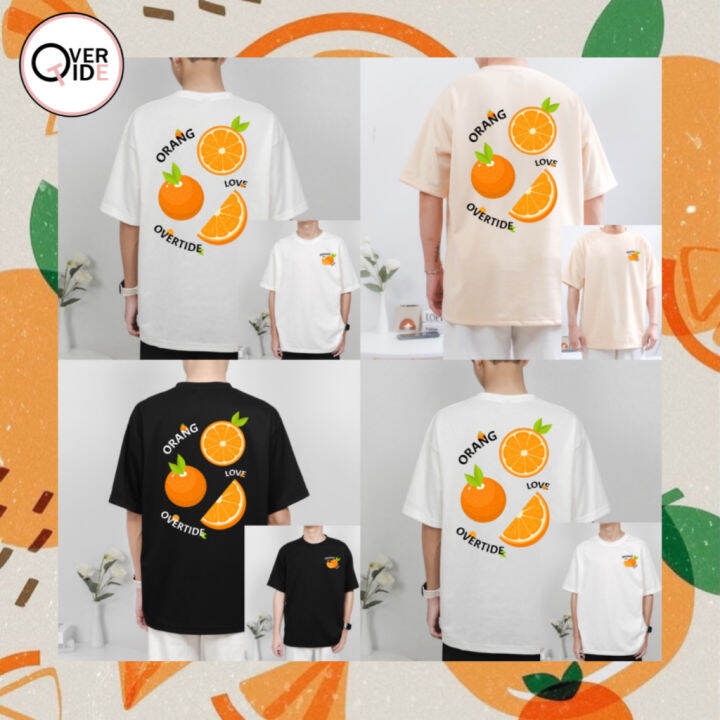 now-overtide-เสื้อส้ม-โอเวอร์ไซร์-เสื้อยืดสีส้ม-คอลเลกชั่น-loveorange-หลายสีl-size-s-5xl