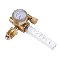 All Brass Argon Pressure Reducer G5/8 Pressure Relief Valve Reducer Gas Flowmeter Air Welding Pressure Regulator Tig Flow Meter